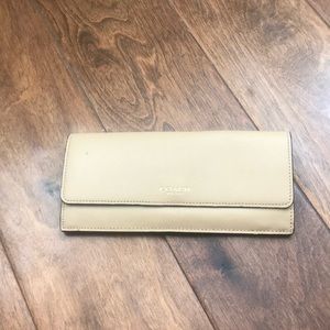 Coach tri-fold wallet